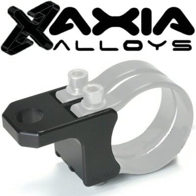 Axia Alloys Black Heavy Duty Whip Antenna Mount 1/2 Inch Hole For Horizontal Tube Dune Buggy Sand Rail