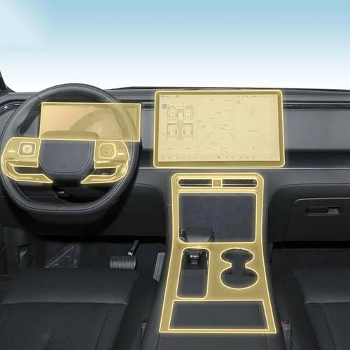 Film PPF intérieur Geely Gee 01 fini les rayures sur la console