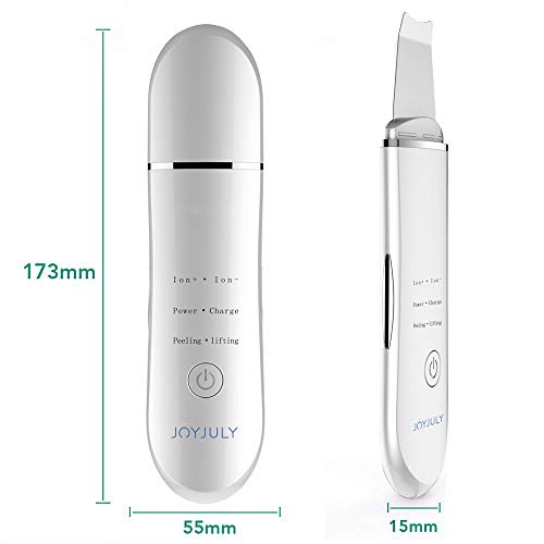 Skin Scrubber Face Spatula, Facial Cleansing Scraper Peel Pores Cleanser，Blackhead Removal Acne Extractor Skin Exfoliation White - Thumbnail 7