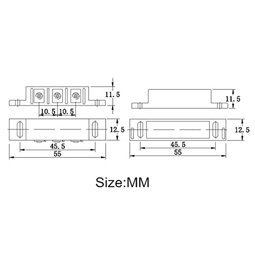 5 interruptores magnéticos normalmente fechados normalmente abertos