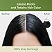 Red by Kiss Color Change Shampoo – Permanent Hair Color with 100% Gray Coverage, Quick 7-10 Minute Formula, No Tools Needed, Herbal Extracts, Includes 3 Shampoo Pouches (Natural Black, 3 Pack)