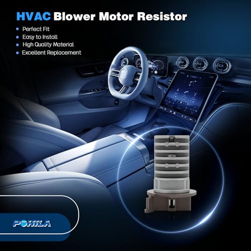 Image of Rear Blower Motor Fan Control Module Resistor 79330-S3V-A51 Compatible with 2001-2006 Acura MDX,2003-2008 Honda Pilot Replaces 79330S3VA51 973-548 RU364 JA1626 79330S2K941