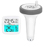 Farerkass Thermometre Piscine Connecté nombre, Sans Fil, IP67 Flotter Thermomètre de Piscine Utilisé Dans les Aquariums, les Piscines, les Spas, les étangs de Poisson