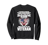 Veterano de los Estados Unidos lo he ganado con mi sudor de sangre y lágrimas Sudadera