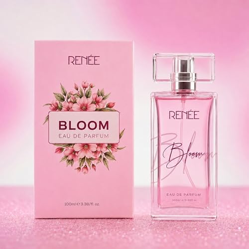 Image of RENEE Bloom Eau De Parfum 100Ml | Premium Long Lasting Luxury Perfume Liquid| Notes Of Almond, Unisex Adult, Scent For All Occasions