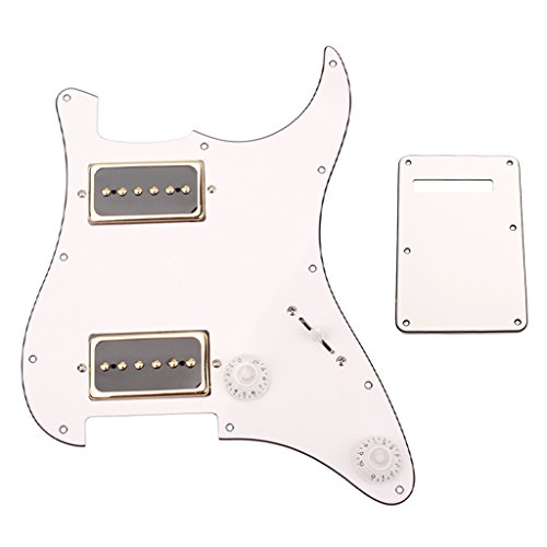 Baosity 1x P90 Loaded Pickguard HH for ST Electric Guitar Parts