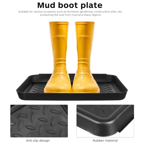 Tapis de chaussures multifonction étanche à bords surélevés - 6