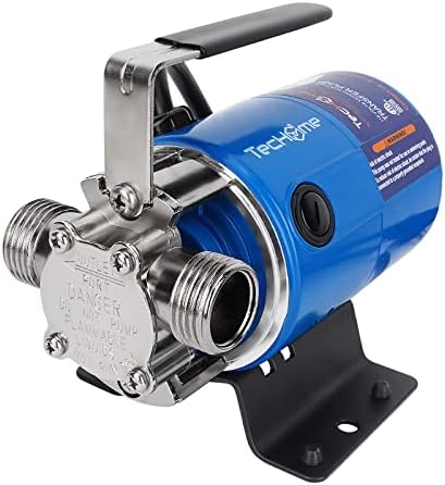 TecHome Hose Pump, 115V 1/10HP 330GPH Waterbed Pump Electric Water Pump Rain Barrel Pump, With Water Hose Kit.