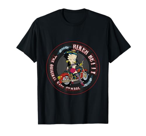 Betty Boop Biker Betty Camiseta