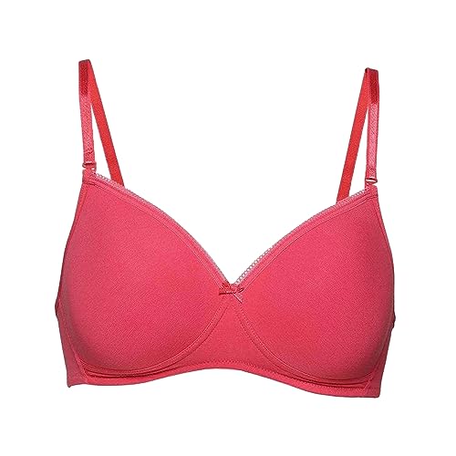 Image of Van Heusen Women's Cotton T-Shirt Bra|16 Hour Comfort|Everyday Bra|Breathable Perforated Cups|Anti Bacterial Tech|Sweat Absorbent|Padded|Wireless|Coverage|No Slip Soft Straps|Detachable Straps