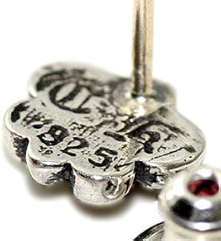 Amazon.co.jp: Chrome Hearts Earrings BS Flare Studs, Silicone