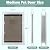 Dog Door Aluminum Pet Door with Extra-Large Flap, Doggie Door Designed with Automatic Closing Magnetic Flap, Telescoping Tunnel & Lockable Sliding Panel for Extreme Weather,Medium