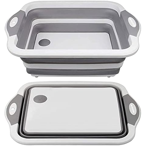 NEWOSTER 3-in-1 Collapsible Cutting Board Cover