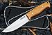 Ottoza Full Tang Bushcraft Knife with 1095 Carbon Steel Fixed Blade - Survival and Outdoor Camping Knife - Black Cross Draw Sheath and Olive Wood Handle 396