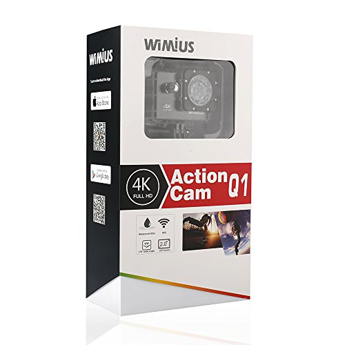 WiMiUS 4 K Ultra HD Action Camera Impermeabile