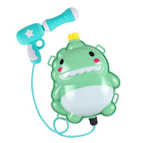 POCREATION Pistola de água de Mochila Infantil, Brinquedo de Tiro de água de Plástico de Desenho Animado Com Design Removível e Aderência Antiderrapante, para Brincadeiras de Piscina de