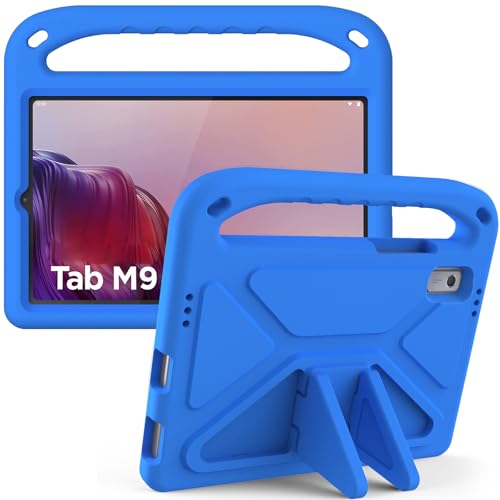 Jolie housse bleue pour tablette Lenovo Tab M9 cadeau enfant