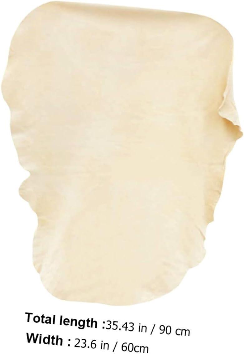 PATKAW Chamois Car Wash Towel 60x90cm Absorbent Auto Drying Cloth Natural Cleaning Cloth for Vehicle Exterior Detailing