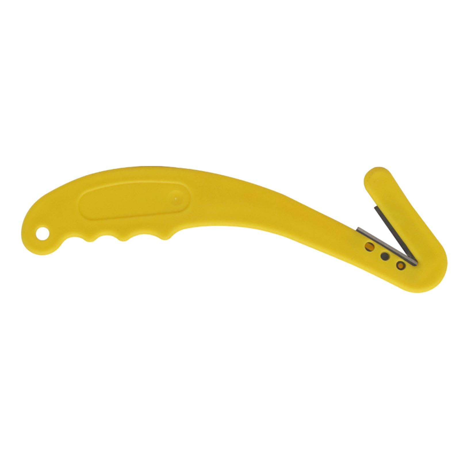 UJEAVETTE Livestock Ear Tag Removal Tool Sharp Dual Inset Versatile Twine Cutting Tool Yellow-image-25