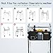Walker Basket for Folding, Folding Basket for Walker Bags for Walker Storage Bag with Big Capacity, Folding Walker Attachment for Elderly Best Gift for Family & Seniors - Black