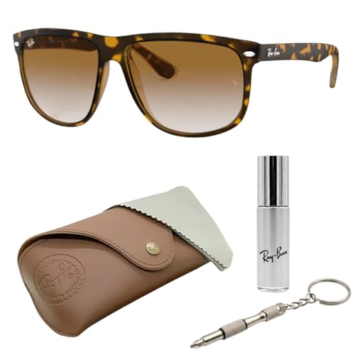 Image of Ray-Ban RB4147 BOYFRIEND Square Shaped Sunglasses for Men with Official RAYBAN Eyewear Kit