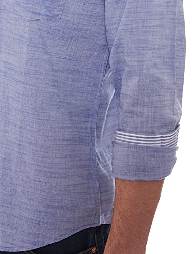 Image of Max Men's Regular Fit Textured Full Sleeves Casual Shirt