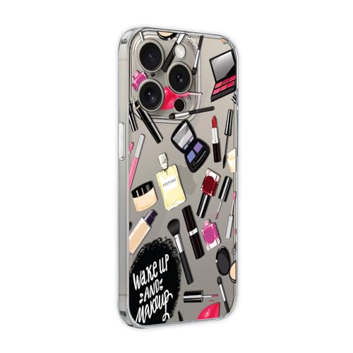 Image of Amazon Brand - Solimo UV Printed Soft Flexible Transparent Back Cover for Apple iPhone 15 Pro - D1244
