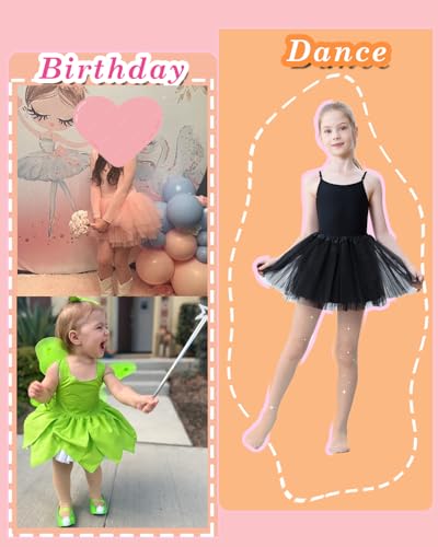 Image of Girls Sparkle Fishnet Tights Glitter Tights for Kids Toddler Rhinestone Stockings Halloween Star Pantyhose