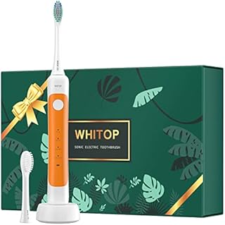WHITOP CD-11 Adults Sonic Electric Toothbrush, Rechargeable Electronic Power Ultrasonic Tooth Brush with Wireless Charging, 4 Modes, Smart Timer, Once Charge for 100 Days