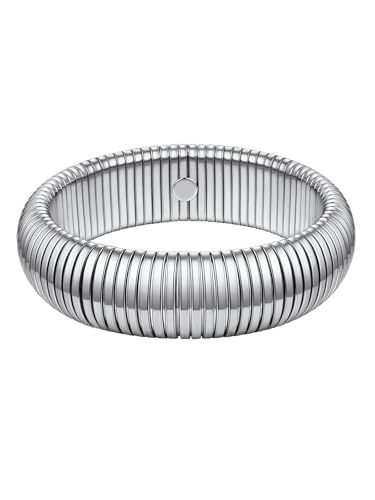 FOCALOOK Bracciale da Donnaa Elastico a Catena Serpente Regolabile in Acciaio Inossidabile Bracciale Acciaio Donna Bracciale Catena Elastico Larghezza 10mm Confezione Regalo FOCALOOK Bracciale da Donnaa Elastico a Catena Serpente Regolabile in Acciaio Inossidabile Bracciale Acciaio Donna Bracciale Catena Elastico Larghezza 10mm Confezione Regalo