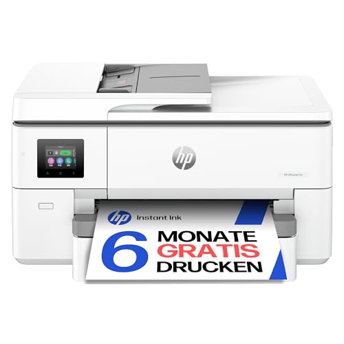 HP OfficeJet Pro 9720e A3-Multifunktionsdrucker Drucken bis A3 6 Monate gratis drucken Instant Ink inklusive Drucker Scanner Kopierer WLAN LAN