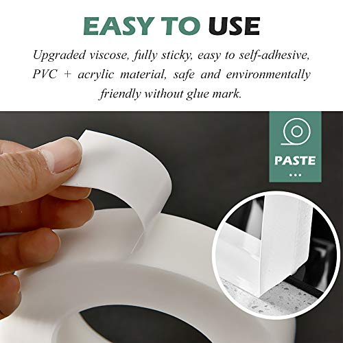image for ToLanbbt Caulk Strip PMMA Self Adhesive Waterproof Sealing Tape for Ba