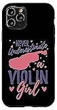 Ne jamais sous estimer une violoniste violoncelliste Coque pour iPhone 11 Pro