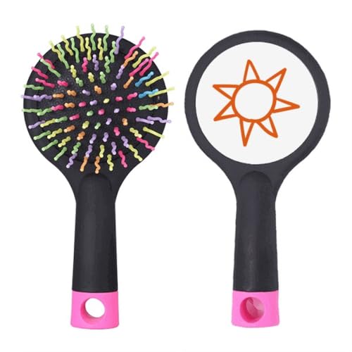 Brosse à cheveux démêlante Orange Soleil avec coussin d'air pour salon