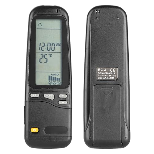 RC-3 Universal Mando a Distancia Compatible con Electra/Airwell/Emailair/Elco Aire Acondicionado RC-3/4/5/7 Sustitución Controlador