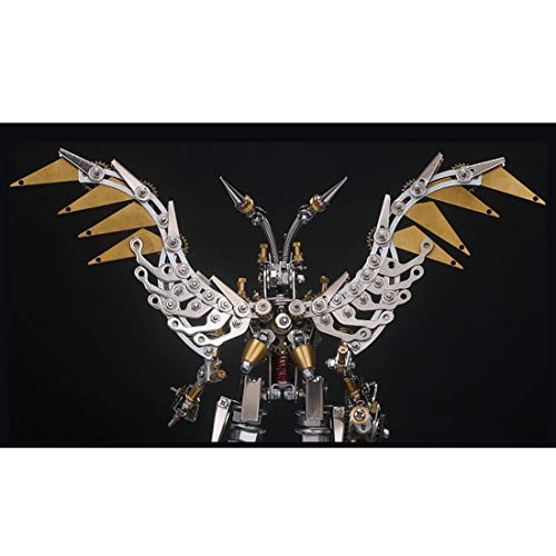 Kit Rompecabezas Metal 3D, 573 Piezas, ensamblaje Guerrero mecánico, Rompecabezas Acero Inoxidable, Juguete Artesanal, Modelo Adorno