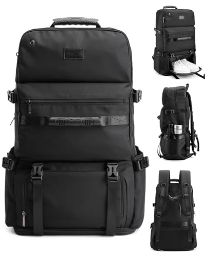 [Yometree] リュックサック 80L 大容量 登山リュック 防水 17インチPC ビジネスリュック拡張機能大容量 靴収納 軽量 通勤 防災 旅行 釣り ハイキング キャンプ アウトドアバッグ