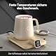 Ikago Intelligentes beheiztes Kaffeewärmer Set, 1 °C präzise Temperaturregelung, elektrischer Kaffeewärmer mit automatischer Abschaltung, Geschenke für Frauen, Männer, Väter, Mütter, Intelligence