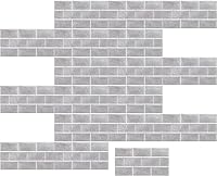 Decoroom Fliesenaufkleber Grau 24pcs/15x30cm Brick Fliesenfolie – Ansicht 8