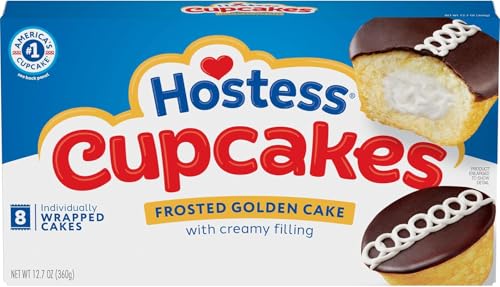 Hostass Golden Cupcakes, 12.7 Oz, 8 Count