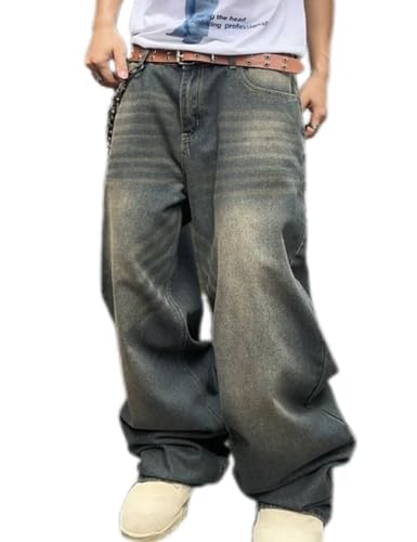 Y2k Casual Fashion Loose Denim Pants Fashion Baggy Jeans for Men