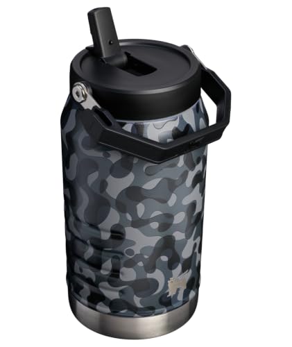 Image of STANLEY IceFlow Flip Straw 2.0 Jug, 64 oz, Black Interfusion