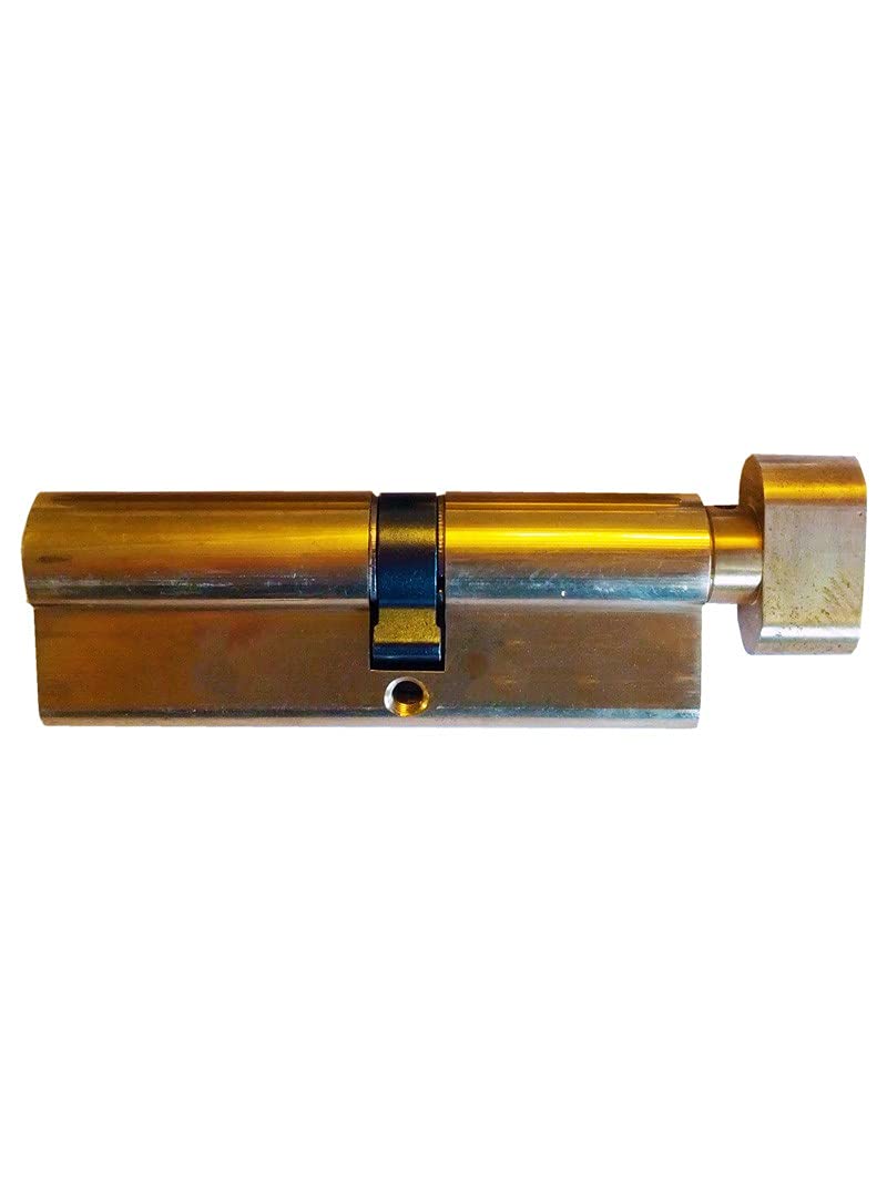 Thumb Turn Knob Euro Profile Cylinder Gold 40/45mm Thumb Cylinder