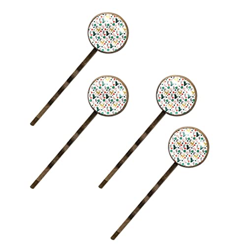 Épingles à cheveux cœurs de Noël idée cadeau pour calendrier de l'Avent