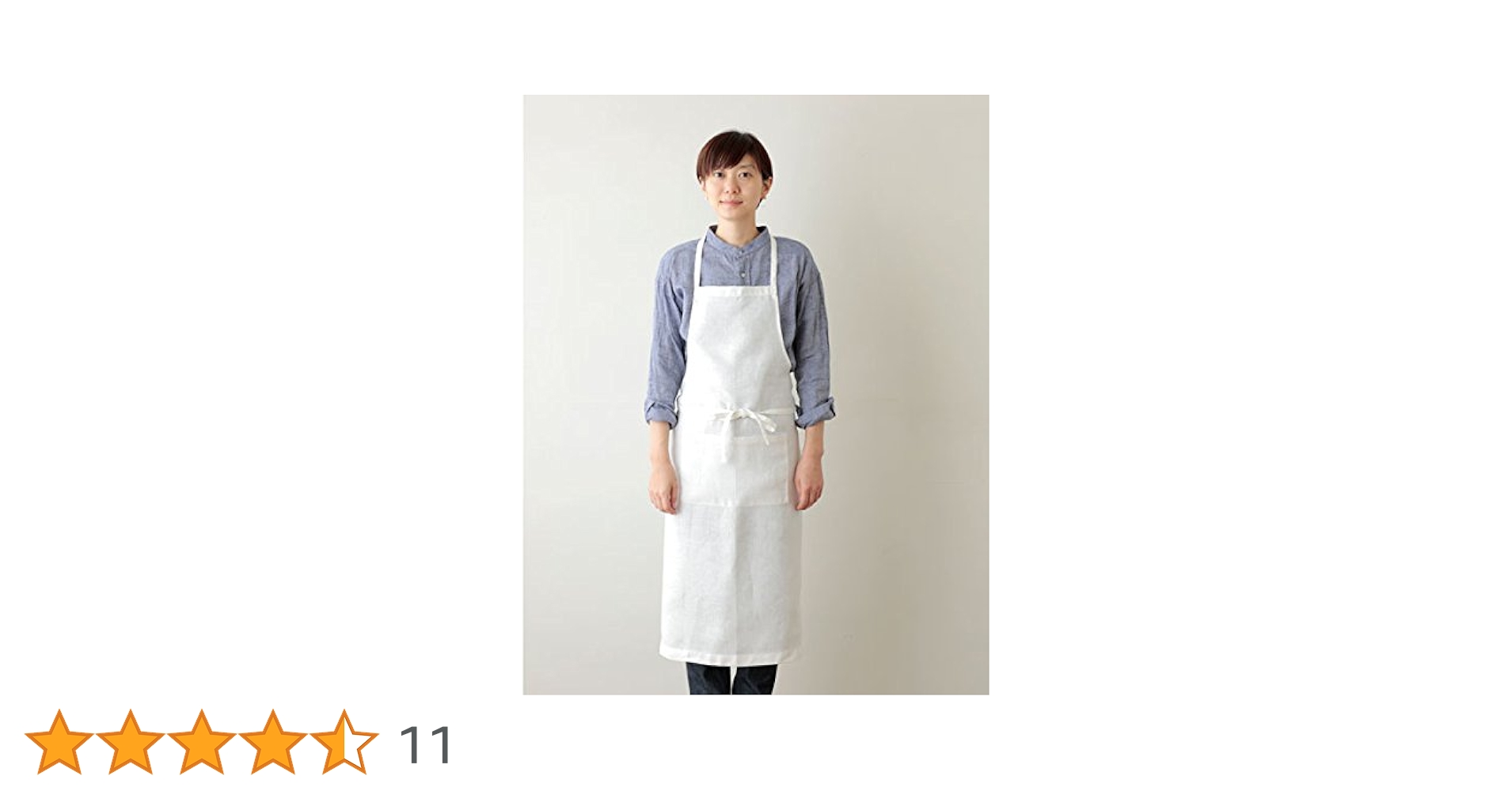 専用 angers × fog linen work リネンエプロン 白 fog linen work リネンフルエプロン（ホワイト） | Shinc lab