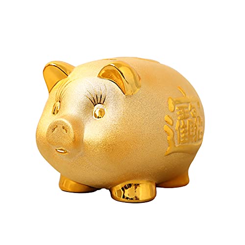 【希少】超特大サイズ 金の豚 ブタ 貯金箱 招財進賓 高さ約32cm 希少】超特大サイズ 金の豚 ブタ 貯金箱 招財進賓 高さ約32cm