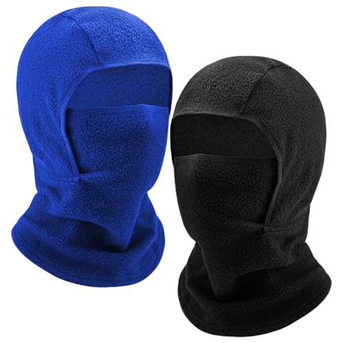 2 Piezas Gorros De Mascarilla De Felpa, Gorros Cálidos Para Niños, Gorros De Máscara De Esquí Deportivos, Mascarillas Térmicas Multifuncionales, Accesorios Térmicos Para Exteriores