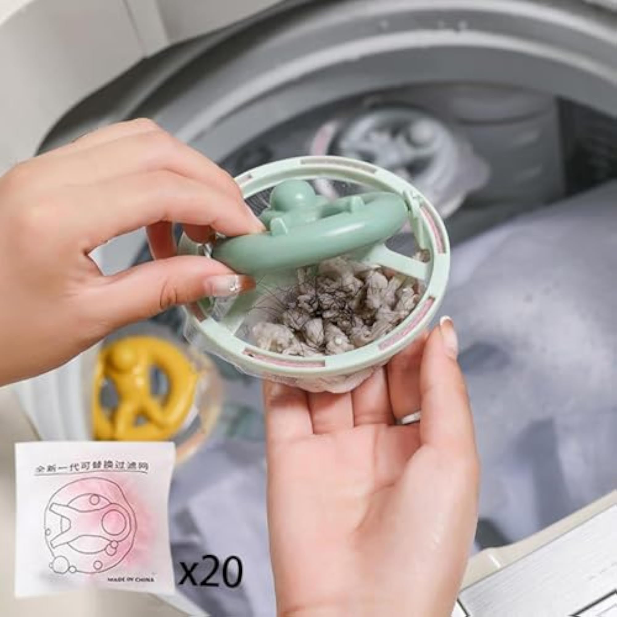 Portable Washing Machine Filter Bag for Lint Catching