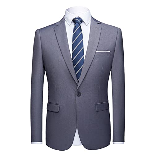 Veste de costume homme Allthemen blazer affaires gris
