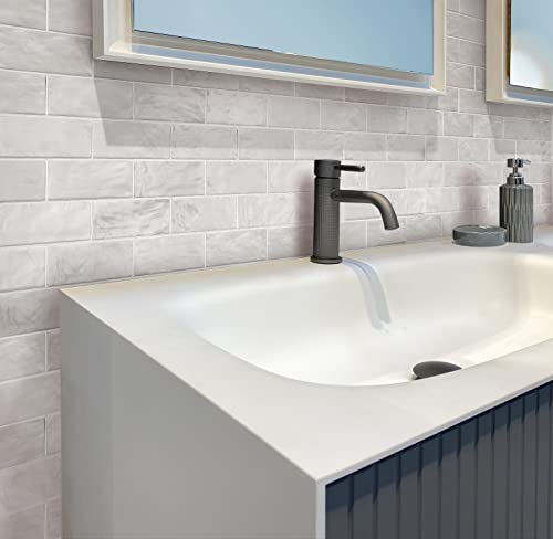 Zellige White 2.5x8 Glossy Ceramic Tile